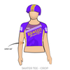 Big Easy Rollergirls Second Line: 2019 Uniform Jersey (Purple)