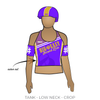 Big Easy Rollergirls Second Line: 2019 Uniform Jersey (Purple)
