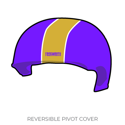 Big Easy Rollergirls Second Line: 2019 Pivot Helmet Cover (Purple)