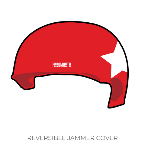 Beach Cities Roller Derby Shark Bites: Jammer Helmet Cover (Red)