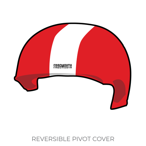 Beach Cities Roller Derby Shark Bites: Pivot Helmet Cover (Red)