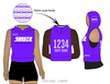 Shasta Roller Derby: Uniform Sleeveless Hoodie