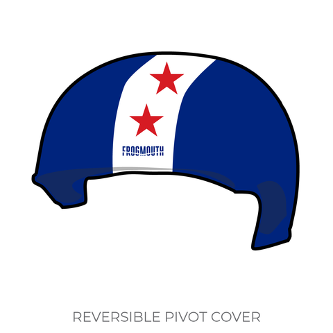 Brew City Bruisers Shevil Knevils: 2019 Pivot Helmet Cover (Blue)