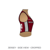 Shoreline Roller Derby Bella Donnas: 2017 Uniform Jersey (Burgundy)