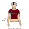Shoreline Roller Derby Bella Donnas: Reversible Uniform Jersey (BurgundyR/GrayR)