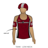 Shoreline Roller Derby Bella Donnas: Reversible Uniform Jersey (BurgundyR/GrayR)