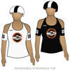Sin City Junior Rollers: Reversible Scrimmage Jersey (White Ash / Black Ash)