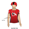 Stone Cold Foxes Roller Derby: 2017 Uniform Jersey (Red)