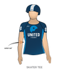 Pioneer Valley Roller Derby: 2017 United Front Uniform Jersey (Blue)