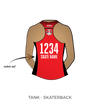 Diamond State Roller Derby Hardwood Heartbreakers: 2017 Uniform Jersey (Red)