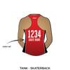 Stone Cold Foxes Roller Derby: 2017 Uniform Jersey (Red)