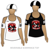 Slaughterhouse Derby Girls: Reversible Scrimmage Jersey (White Ash / Black Ash)