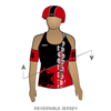 Small Town Roller Derby Outlaws: Reversible Uniform Jersey (BlackR/RedR)