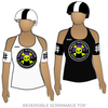 Smoky Mountain Rollergirls: Reversible Scrimmage Jersey (White Ash / Black Ash)