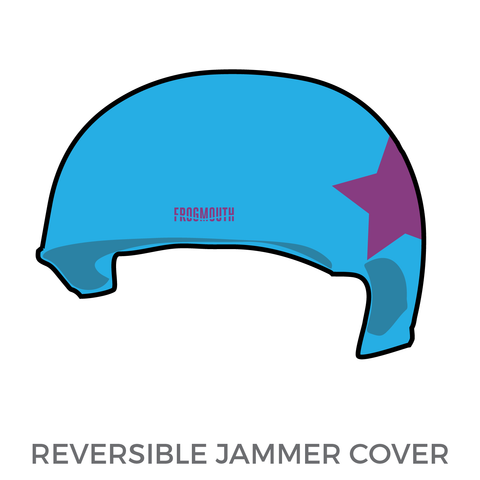 Sonoma County Roller Derby: 2018 Jammer Helmet Cover (Teal)