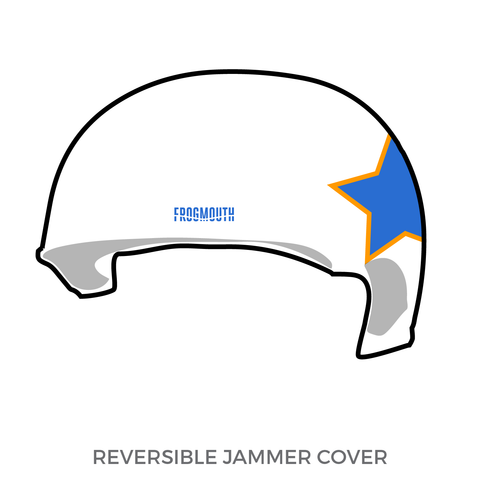 South Coast Roller Derby: Jammer Helmet Cover (White)