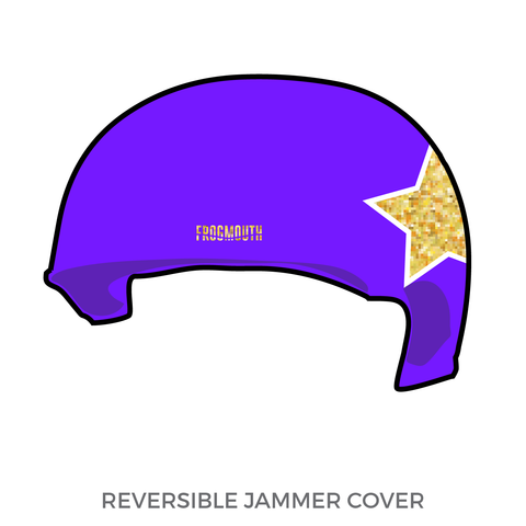 South Jersey Roller Derby: 2018 Jammer Helmet Cover (Purple)