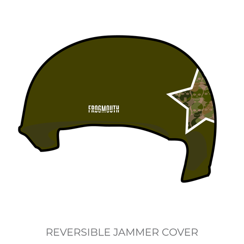 Red Stick Roller Derby Southdowns Squad: Jammer Helmet Cover (Green)