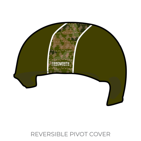 Red Stick Roller Derby Southdowns Squad: Pivot Helmet Cover (Green)