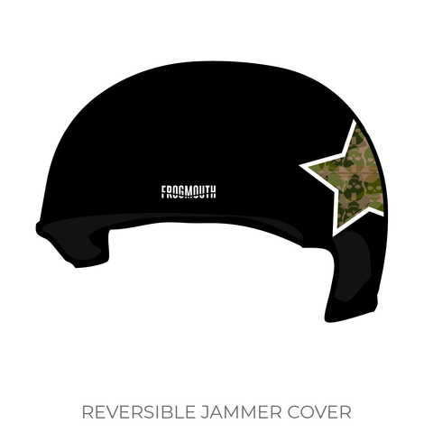 Red Stick Roller Derby Southdowns Squad: Jammer Helmet Cover (Black)