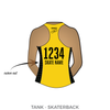 Southern Illinois Roller Girls: 2017 Uniform Jersey (yellow option 1)