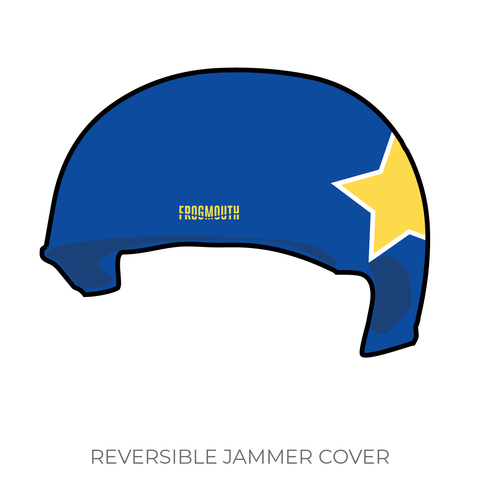 Spa town Roller Derby: Jammer Helmet Cover (Blue)