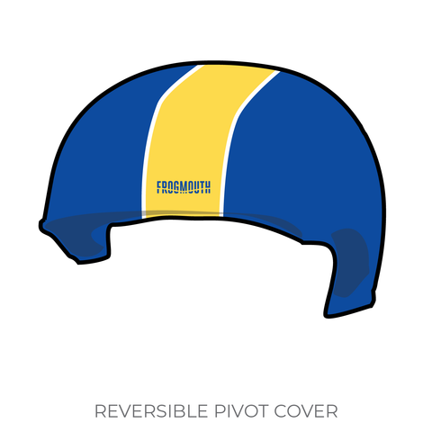 Spa town Roller Derby: Pivot Helmet Cover (Blue)