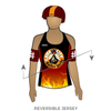 Lava City Roller Derby Spitfires: Reversible Uniform Jersey (MaroonR/BlackR)