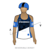 Spokannibals Roller Derby: Reversible Uniform Jersey (BlackR/WhiteR)