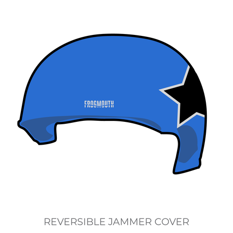 Spokannibals Roller Derby: 2019 Jammer Helmet Cover (Blue)