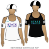 State College Roller Derby: Reversible Scrimmage Jersey (White Ash / Black Ash)