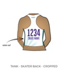 State College Roller Derby: Reversible Uniform Jersey (WhiteR/BlackR)