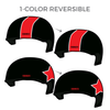 Stillwater Roller Derby: Two pairs of 1-Color Reversible Helmet Covers