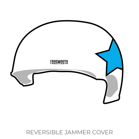Storm City Roller Derby: 2019 Jammer Helmet Cover (White)