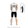 New Zealand Men's Roller Derby: 2017 Uniform Jersey (White)