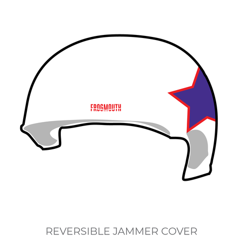 Arch Rival Roller Derby Stunt Devils: Jammer Helmet Cover (White)
