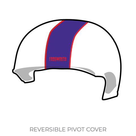 Arch Rival Roller Derby Stunt Devils: Pivot Helmet Cover (White)
