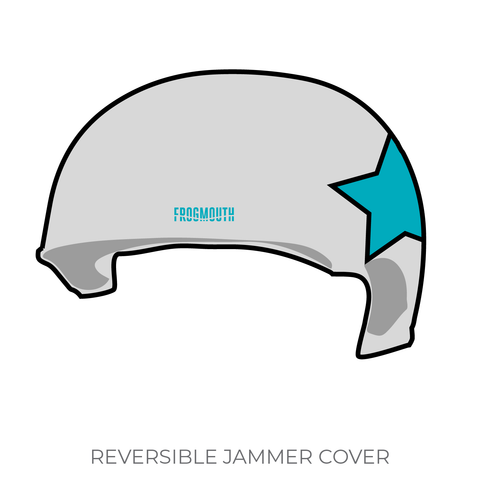 Queen City Roller Girls Subzero Sirens: 2019 Jammer Helmet Cover (Gray)