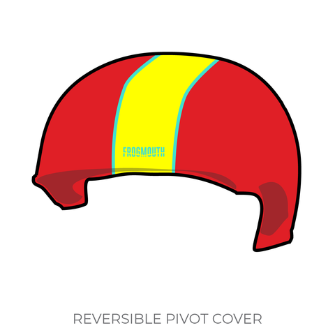 Crossroads City Derby Sucias: Pivot Helmet Cover (Red)
