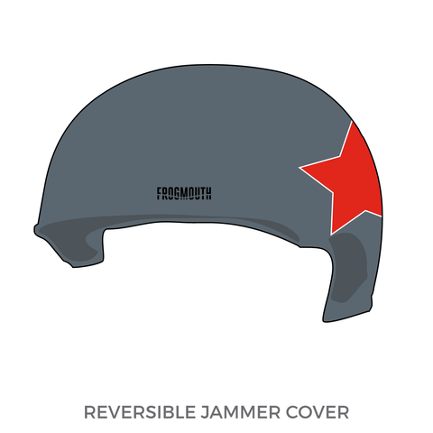 Ithaca League of Women Rollers SufferJets: 2019 Jammer Helmet Cover (Gray)