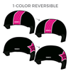 Sun City Rollergirls SeXecutioners: Two pairs of 1-Color Reversible Helmet Covers