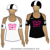 Sun City Rollergirls SeXecutioners: Reversible Scrimmage Jersey (White Ash / Black Ash)