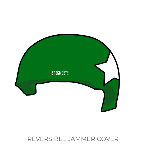 Canberra Roller Derby League Surly Griffins: Jammer Helmet Cover (Green)