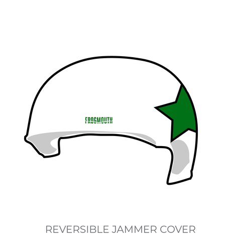 Canberra Roller Derby League Surly Griffins: Jammer Helmet Cover (White)