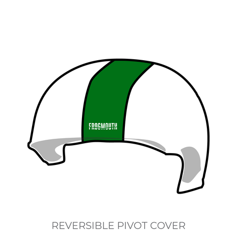 Canberra Roller Derby League Surly Griffins: Pivot Helmet Cover (White)