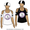 Surrey Rollergirls: Reversible Scrimmage Jersey (White Ash / Black Ash)
