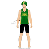 Gainesville Roller Rebels Swamp City Sirens: 2019 Uniform Jersey (Green)