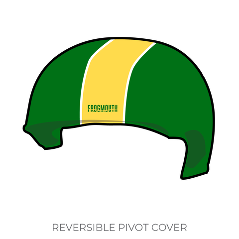 Gainesville Roller Rebels Swamp City Sirens: 2019 Pivot Helmet Cover (Green)