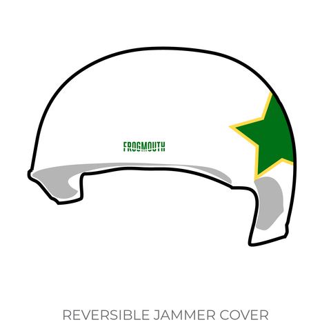 Gainesville Roller Rebels Swamp City Sirens: 2019 Jammer Helmet Cover (White)