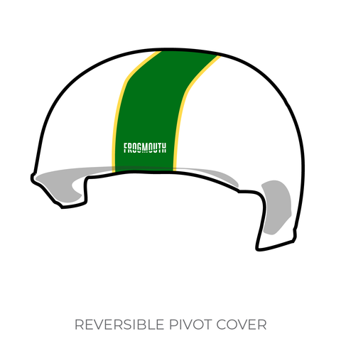 Gainesville Roller Rebels Swamp City Sirens: 2019 Pivot Helmet Cover (White)